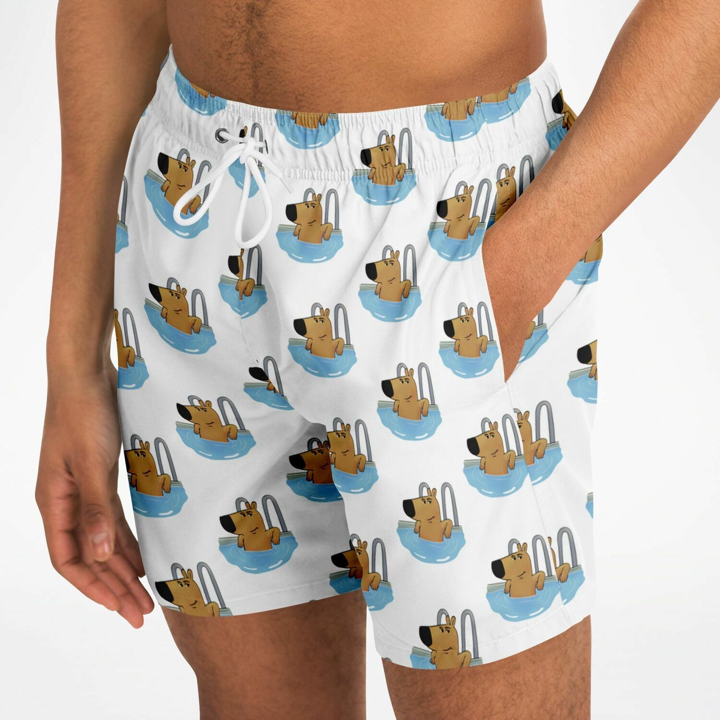 Chill Guy Swim Trunks